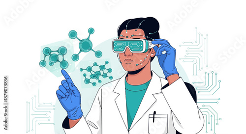 Advancing scientific research with virtual reality lab for innovative molecular studies