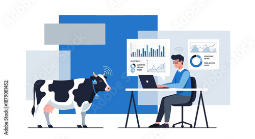 Modern farming technologies and data analysis, a concept of precision livestock management in the