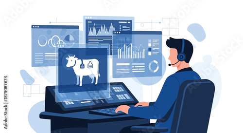 Precision livestock monitoring via advanced data analytics for farm optimization and efficiency