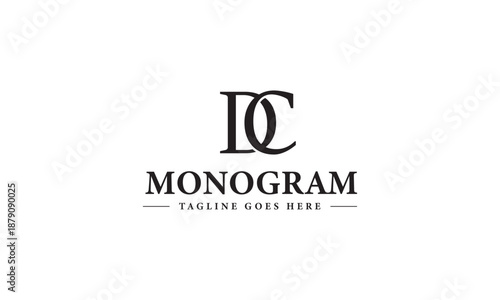 Monogram Logo | D and C letter concept Idea | DC combine letter logo