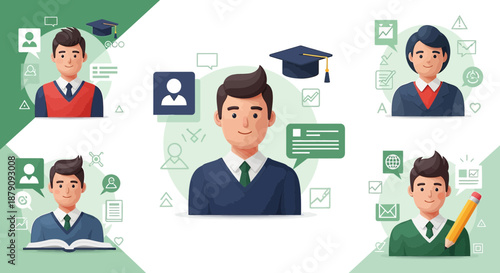 Diverse educational profiles of students with different academic interests and skills