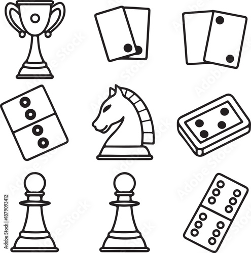  Chess & Strategy Game Icons