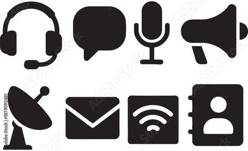  Communication & Network Icons