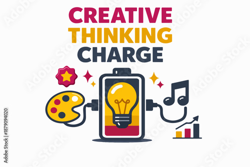Creative thinking charge: battery boost for ideas and inspiration
