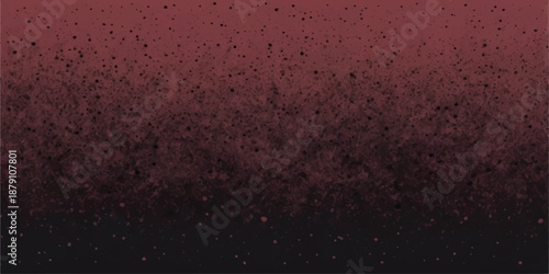 A dark winter nature backdrop featuring water rain drops on the window with a red Christmas holiday color pattern and light design for a wallpaper background