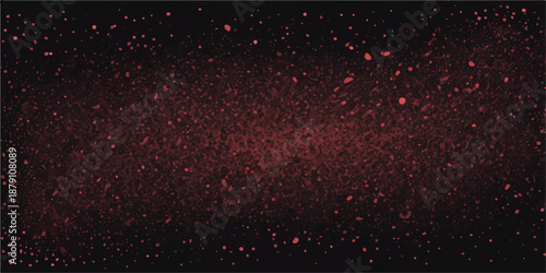 Glistening rain drops on a window and black background merge with glowing Christmas snowflakes, red holiday lights, and winter stars in a night sky celebration of sparkling particles and dust