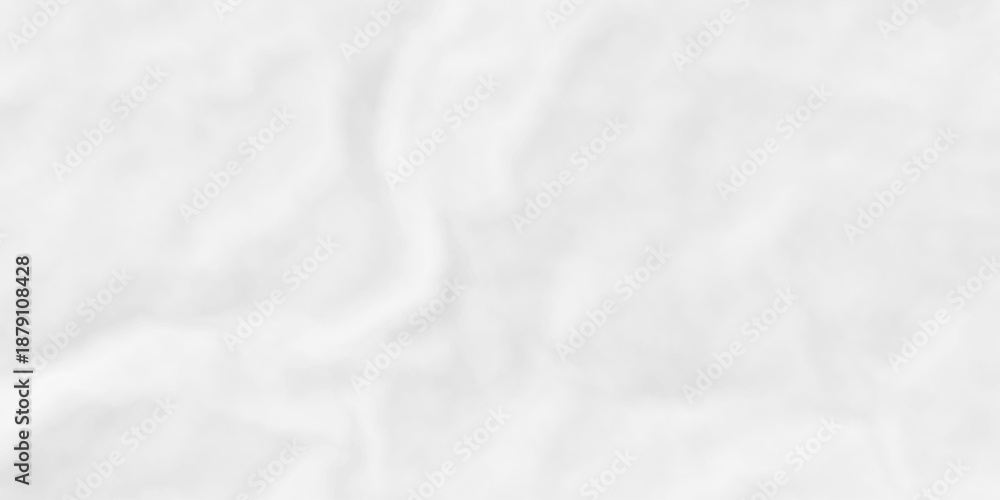 Fototapeta premium Creased paper texture white crumpled blank paper texture. Grunge paper texture. Natural watercolor text abstract wrinkled white recycled grungy ripped pattern poster paper. 