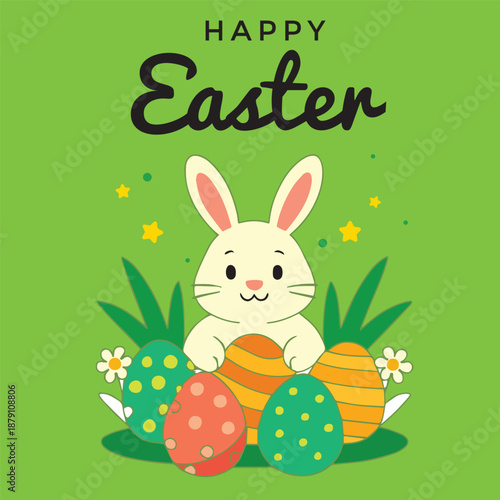 happy easter celebration post deisgn