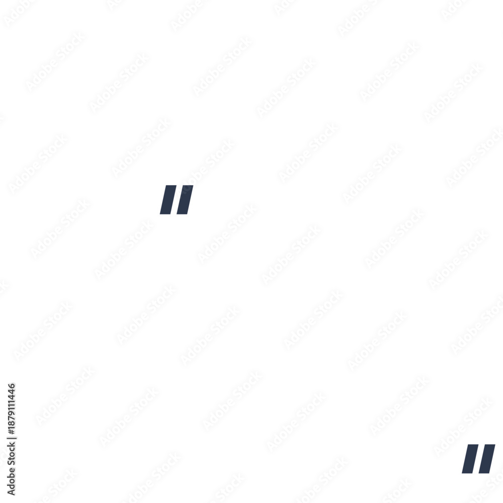 Obraz premium Quote Frame Symbol Icon