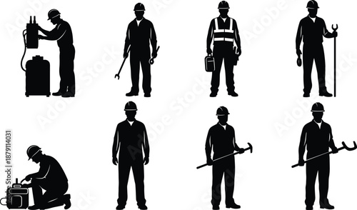 Indian woman in traditional purple sari plucking fresh green tea leaves into a large wicker basket on a bright plantation, vector.