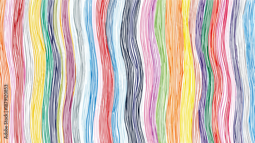 Vibrant Line Texture Seamless Pattern Vector Art