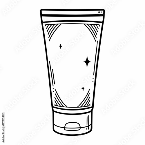 Face Wash Vector Illustration