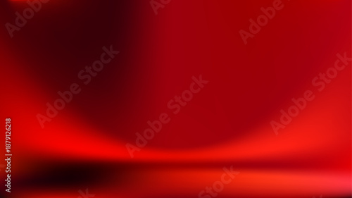 Gradient red bg limbo backdrop. Minimal studio wallpaper. Smooth silk