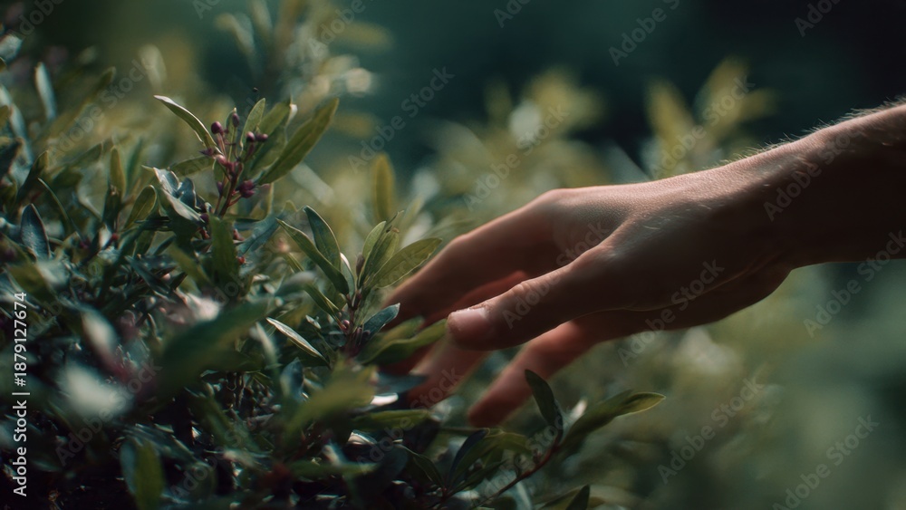 Fototapeta premium Gentle touch of nature