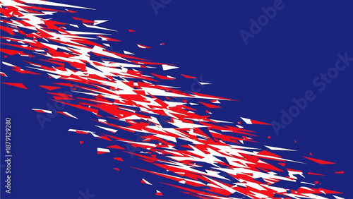 Dynamic diagonal motion blur effect with vibrant colors and abstract patterns