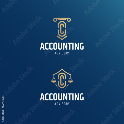 Accounting and Legal Advisory Logo – Vector Design