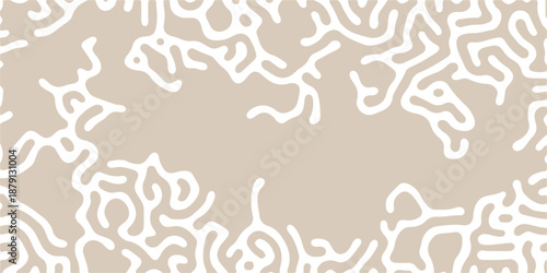 Vintage floral vector seamless pattern design with deer and giraffe illustrations featuring geometric line art and retro textile textures for nature-inspired wallpaper backdrops and fabric decoration