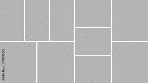 Creative Photo Collage Vector Background