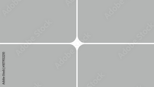 Photo Collage Layout with Image Frames