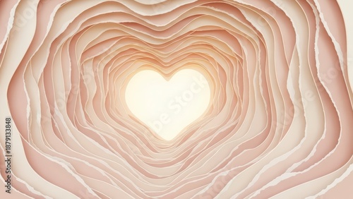 Heart Shape Abstract Background Design Element.