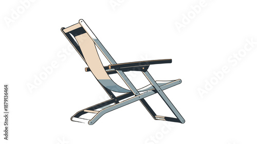 A solitary chair evoking the serenity of relaxation.