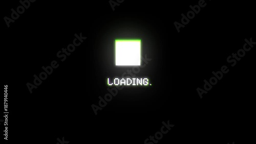 Video Game Style Loading Animation Loop