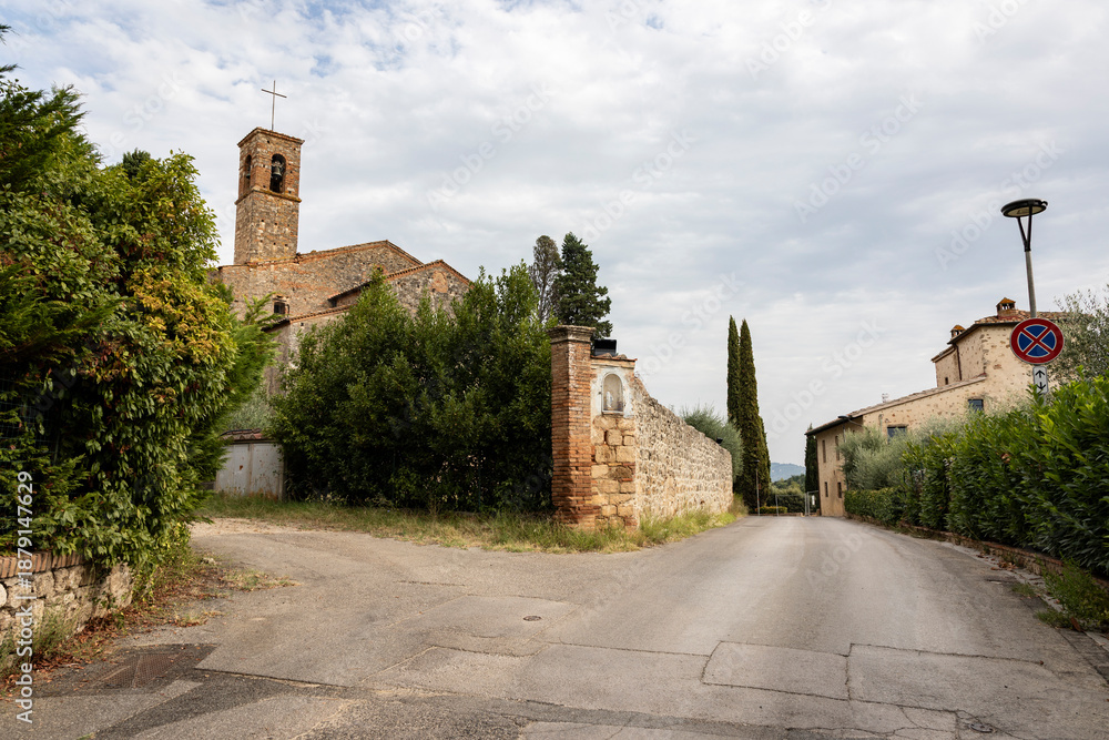 Fototapeta premium Convent of San Lucchese, municipality of Poggibonsi, province of Siena, Tuscany, Italy 