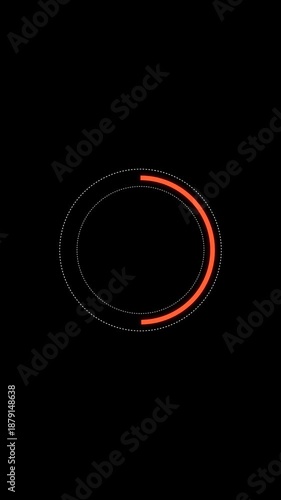 Animated 10 Second Neon-Glow-Countdown in Action Style