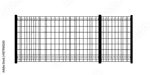 Modern Welded Wire Fence Architectural Panel