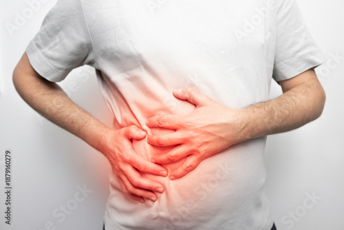 Wallpaper Mural Abdominal pain, health problems caused by poor nutrition Torontodigital.ca