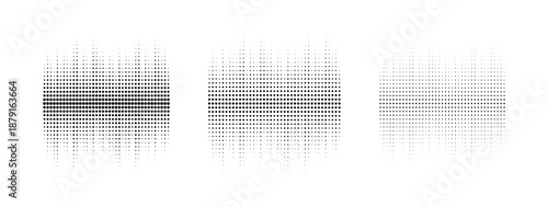 Audio Sound Waves. Digital Equalizer for Radio, Music, Soundtrack. Digital Sound Player. Voice Assistant Sound Wave. Technology Halftone Backgrounds. Vector Illustration