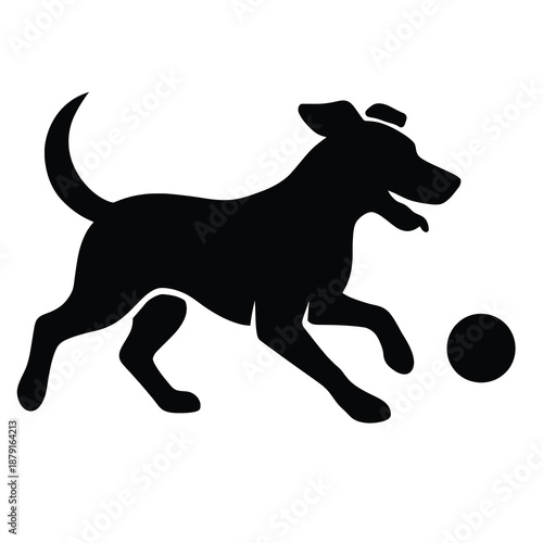 Black teardrop shape on white background