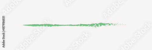 Green line divider collage element vector