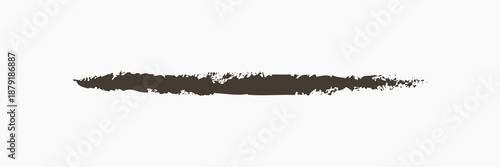 Black line collage element vector