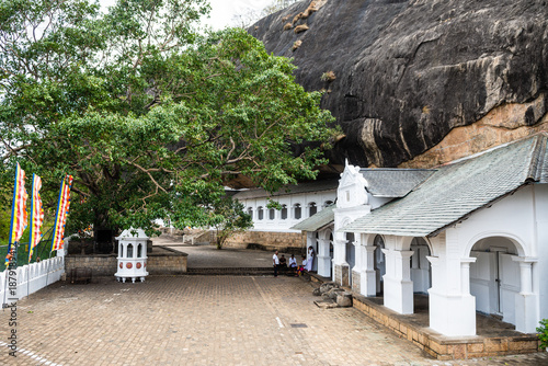 dambulla cave entrance, sri lanka