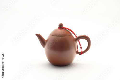 Wallpaper Mural Vermilion clay teapot for oolong tea and Gongfu tea isolated on white Torontodigital.ca