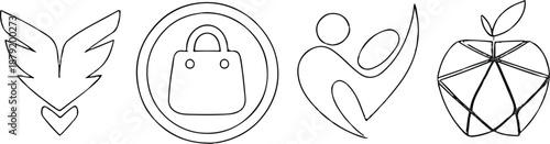 Universal Lifestyle & Home Icon Set — 100 Minimal Vector Icons (Line, Filled, Color)