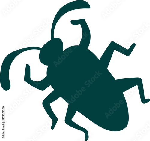 Cockroach Pest Silhouette