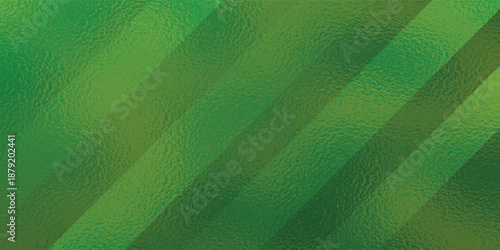 Ribbed green glass background featuring gradient textures and 3D vertical lines. Frosted light effects for window or industrial designs. Polycarbonate prism effects or vintage patterns for wallpapers.