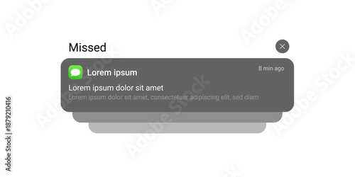 Text screen interface ui chat. Smartphone mockup icon vector layout template app screen