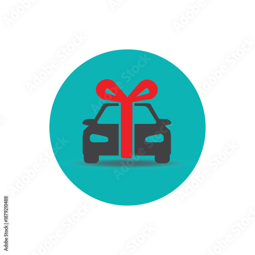 car gift icon design vector