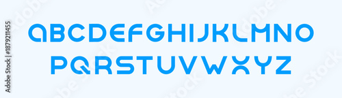 Font modern typography vector design. Typography elegant typeface digital minimal alphabet.