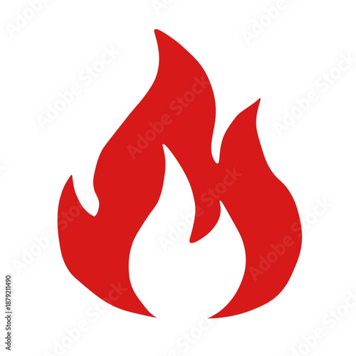 火のピクトグラムアイコン Fire pictogram icon