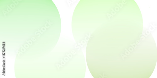 Soft Green Abstract Circles Background With Gradient and Minimal Design