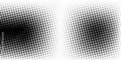 Background with monochrome dot texture. Polka dot pattern template. Background with black dots - stock vector dots basic background dots