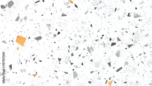 White mosaic tile texture