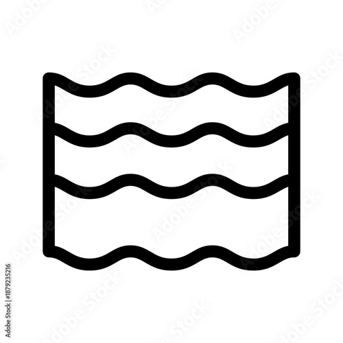 Bacon Icon Vector Symbol Design Illustration