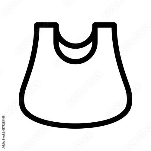 Plastic Bag Icon Vector Symbol Design Illustration