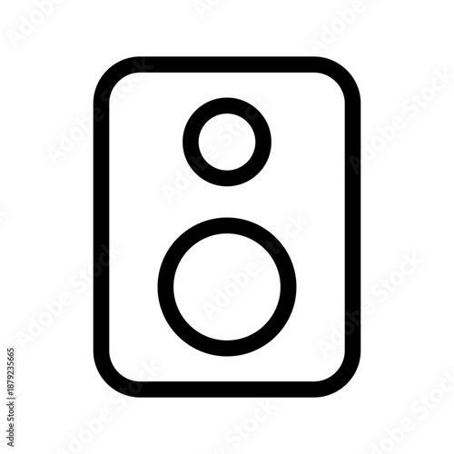 Speaker Icon Vector Symbol Design Illustration