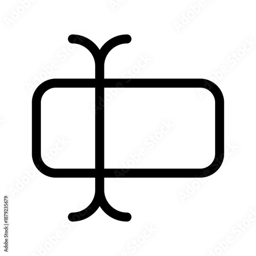 Type Icon Vector Symbol Design Illustration